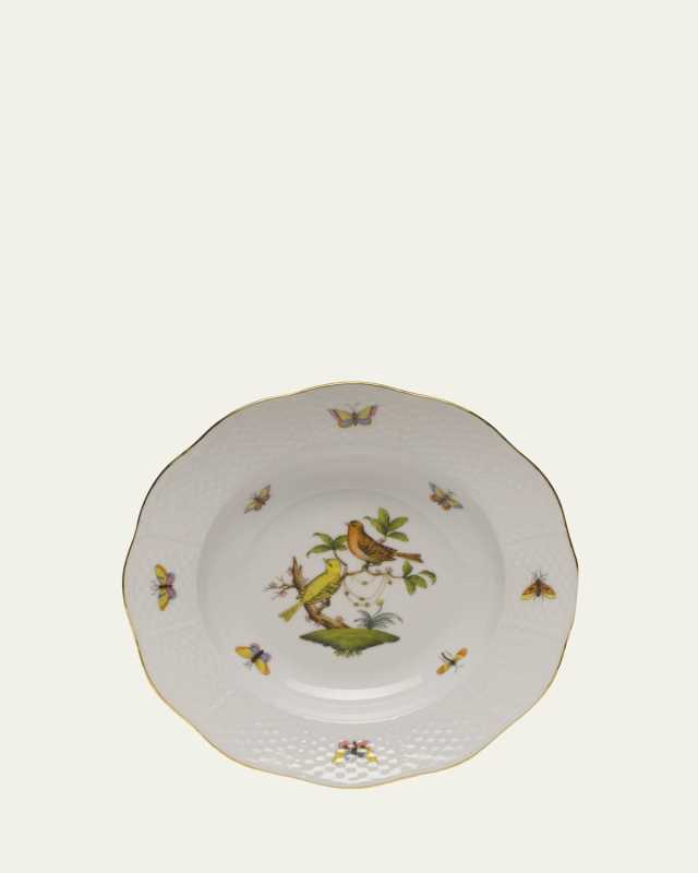 Rothschild Bird Motif 6 Rim Soup Plate